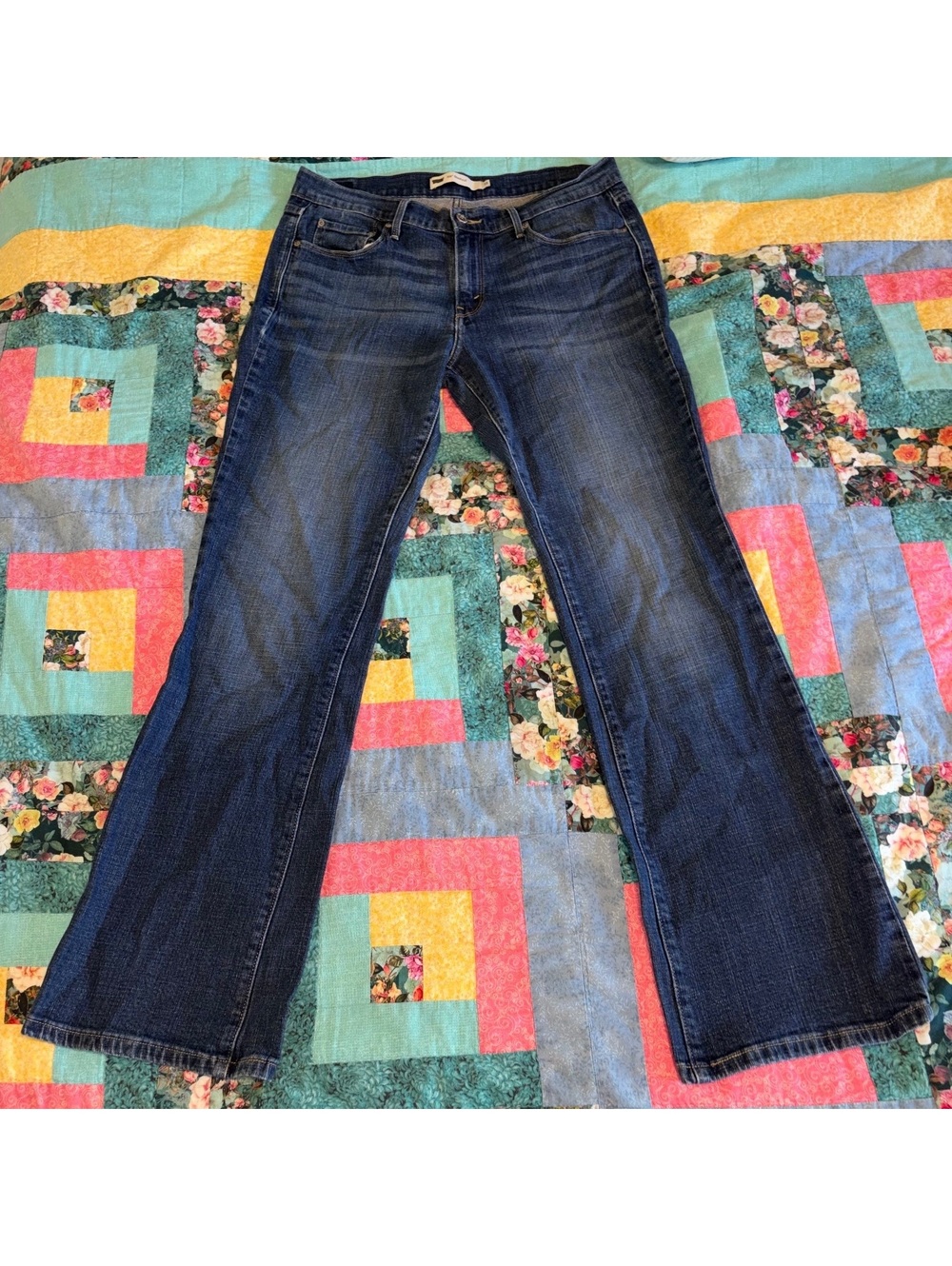 Levi's 515 Bootcut Jeans Womans Size 10 W32 L32  Blue Denim Classic